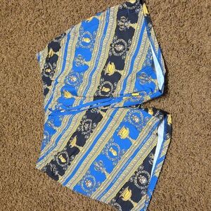 Savage Tacticians | Blue & Gold Swim Trunks | XL